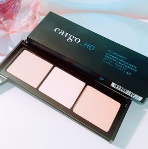 Cargo HD Illuminating And Highlighter 3 Color Palette Glowing Makeup Palette New